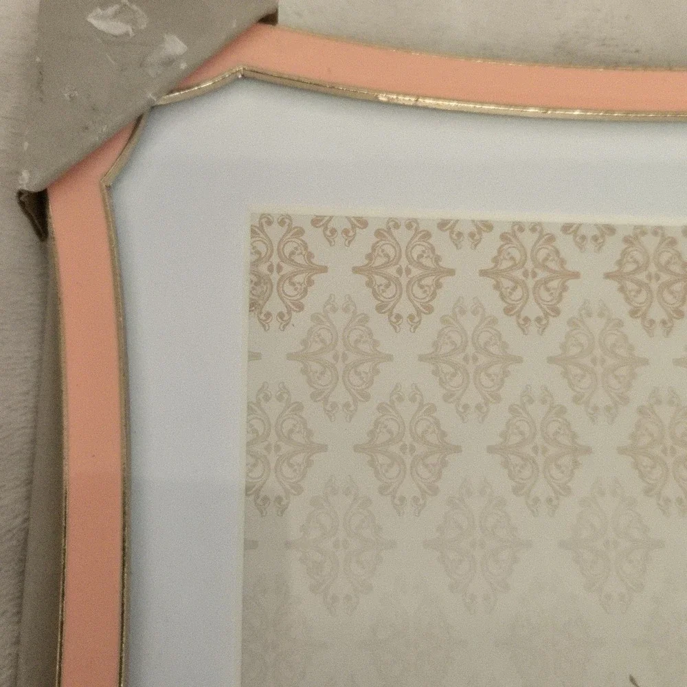 Luxe Fetco Peach Enamel Picture Frame 5x7
